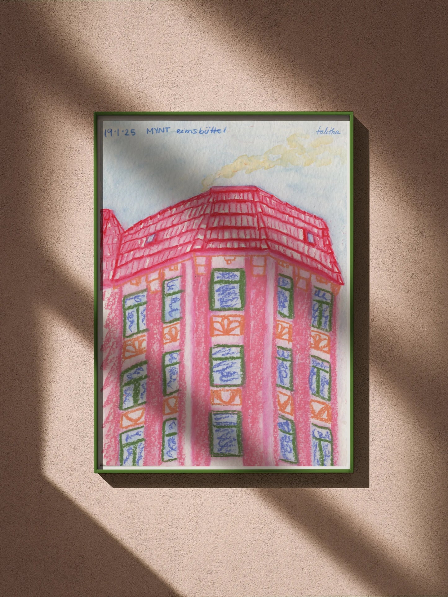 Eimsbuttel - made by talitha - Art Print - Painting