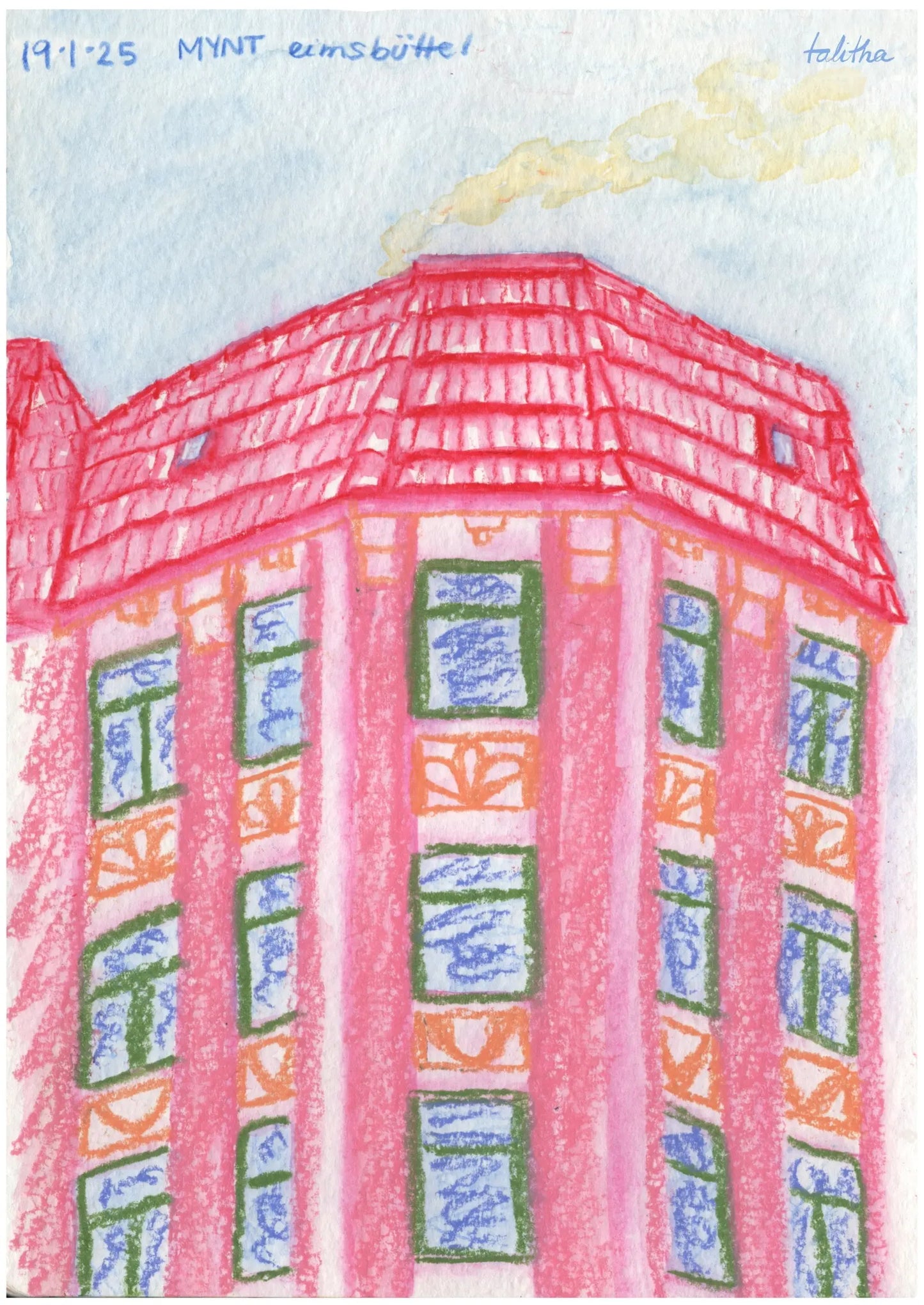 Eimsbuttel - made by talitha - Art Print - Painting