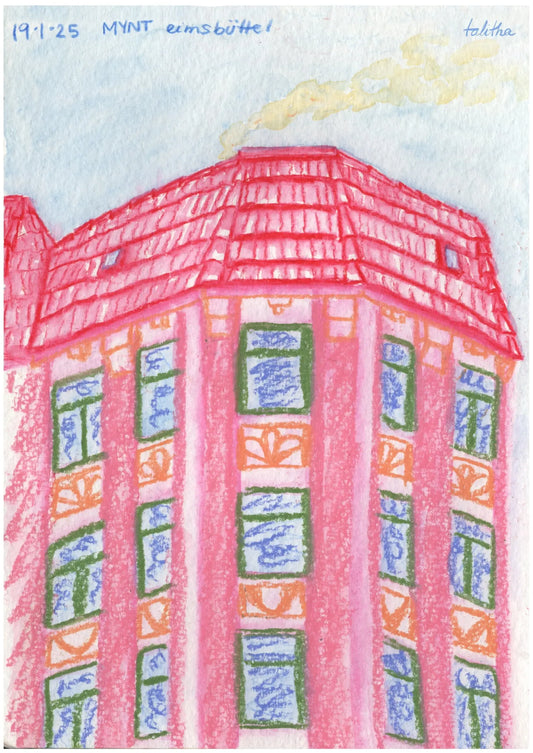 Eimsbuttel - made by talitha -  Art Print -  Painting